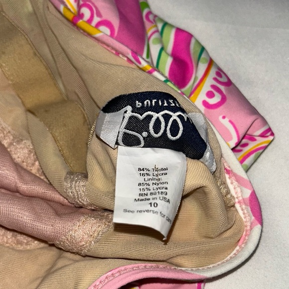 Vintage Lily Pulitzer original Paisley pink one piece swimsuit Lily Pulitzer - Picture 10 of 12